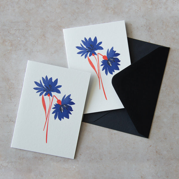 Cornflower Mini Card