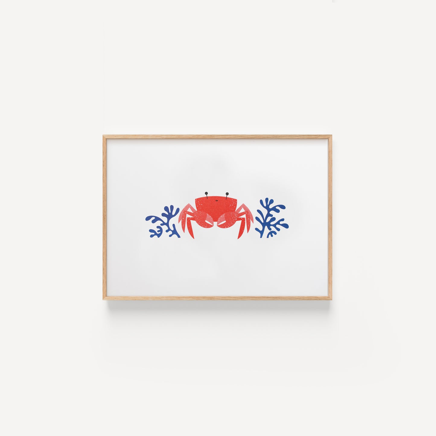 Crab A5 Risograph Print SECONDS