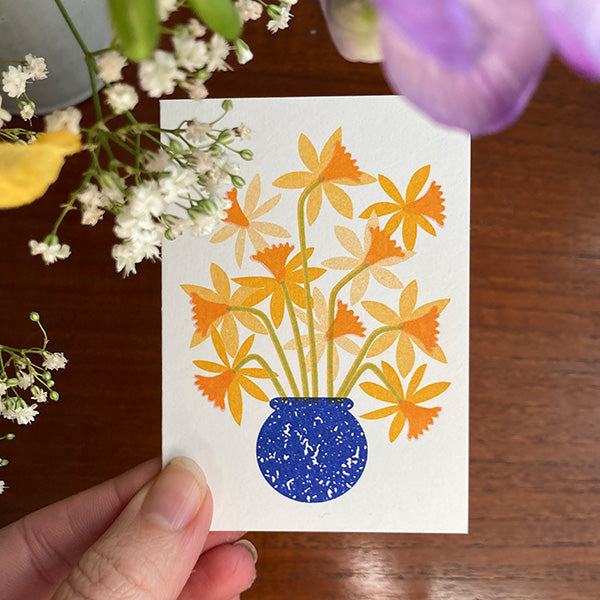Daffodil Mini Card SECONDS