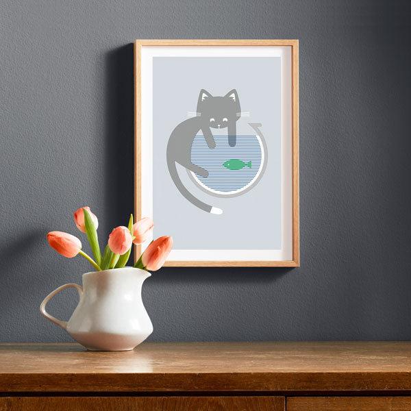 Gone Fishing A4 Print SALE