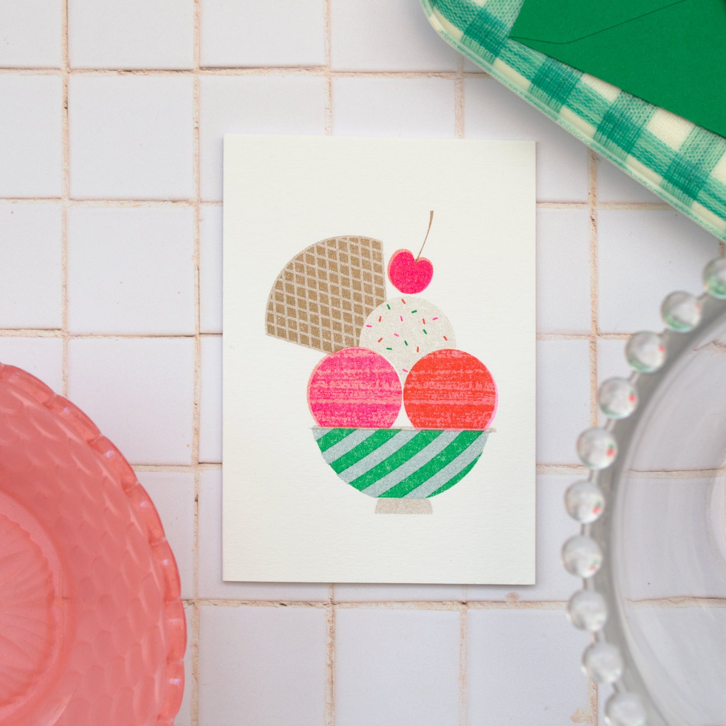 Ice Cream Sundae Mini Card