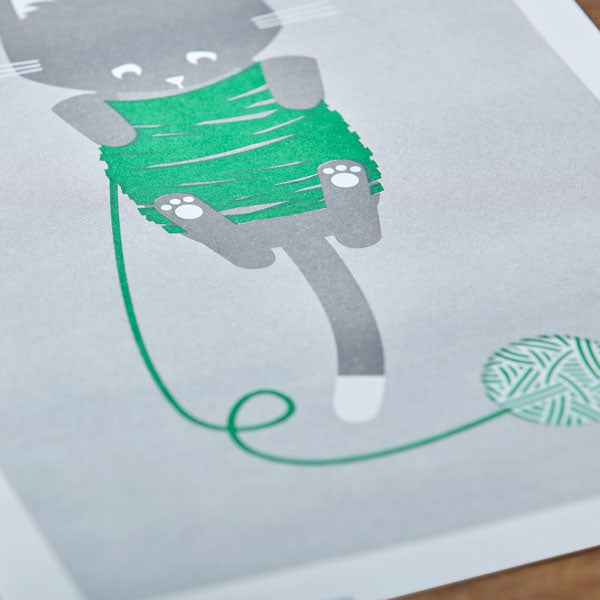 Knitty Kitty A4 Print SALE