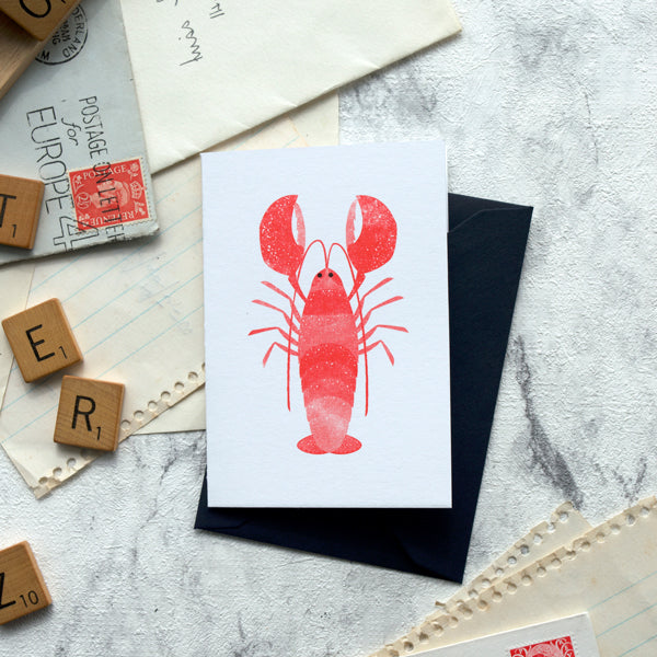 Lobster Mini Card SECONDS