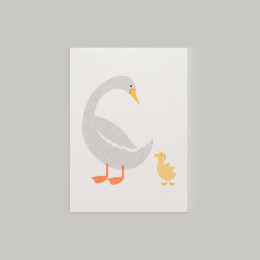 Mother Duck Mini Card