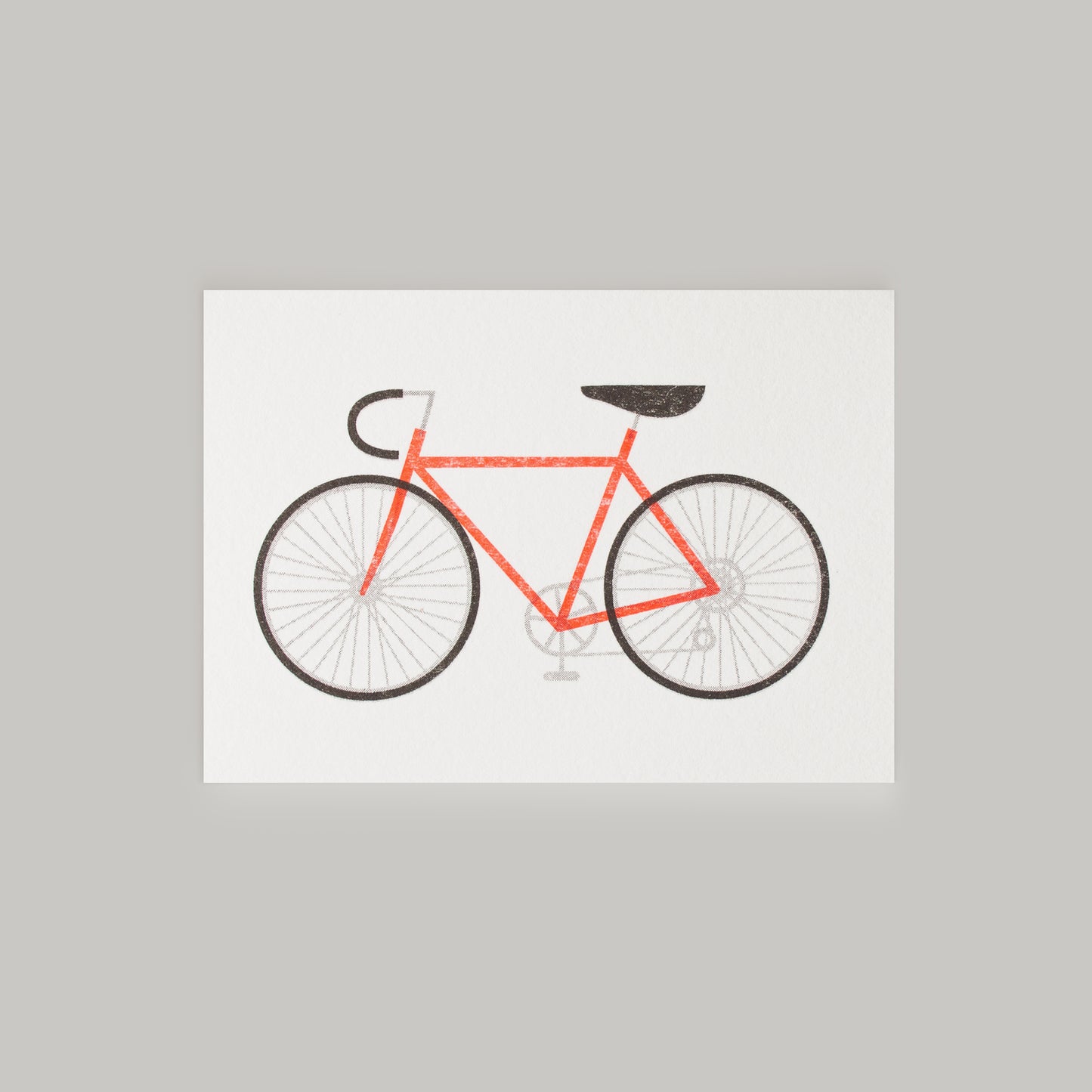 Red Bicycle Mini Card