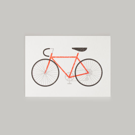 Red Bicycle Mini Card