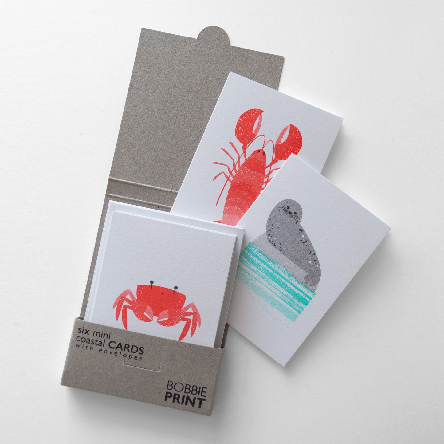 Boxed Set of Six Coastal Cards