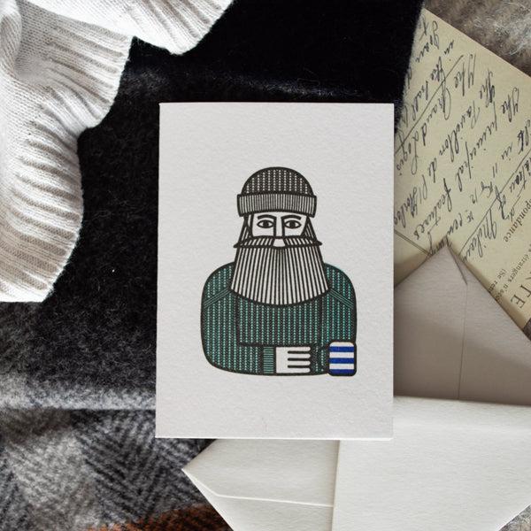 Fancy a Cuppa? Hipster Character Mini Card