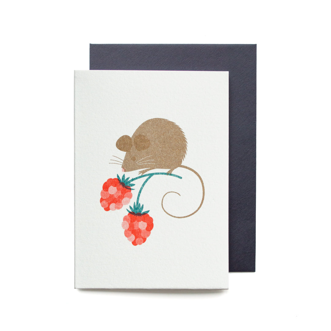 Harvest Mouse Mini Card SECONDS