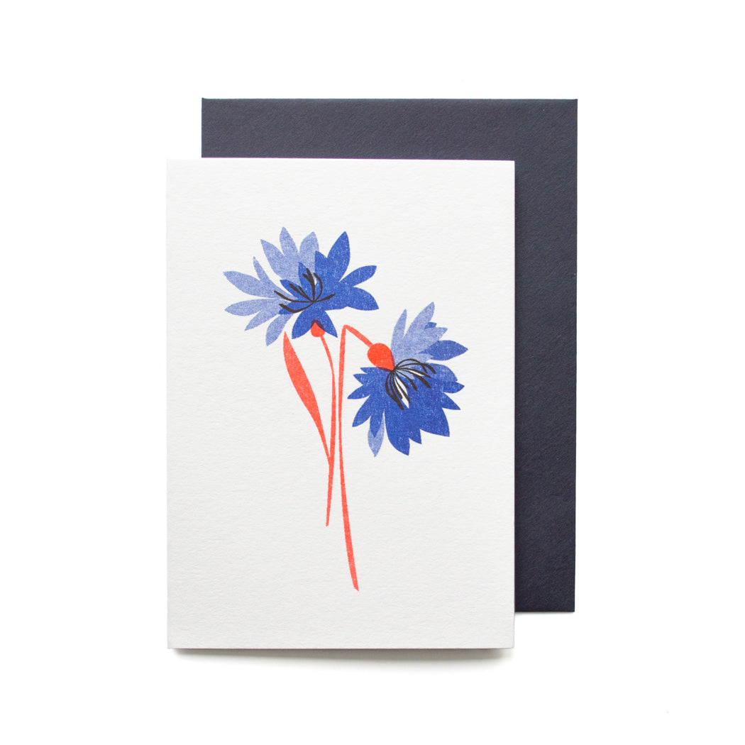 Cornflower Mini Card SECONDS