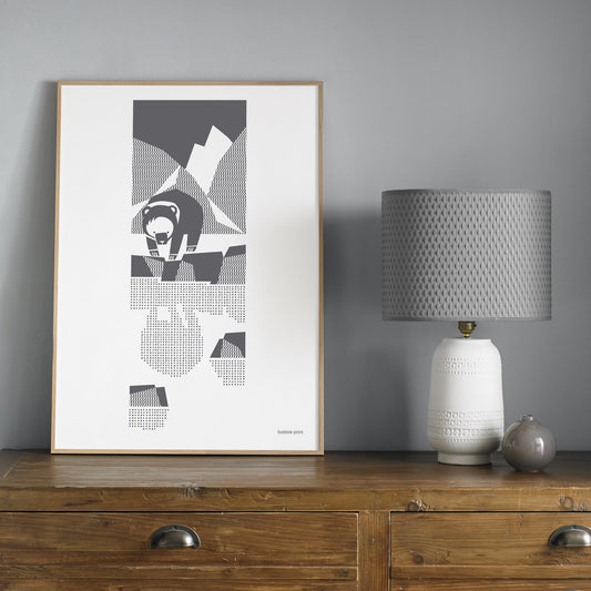 Winter Bear Large Print SALE