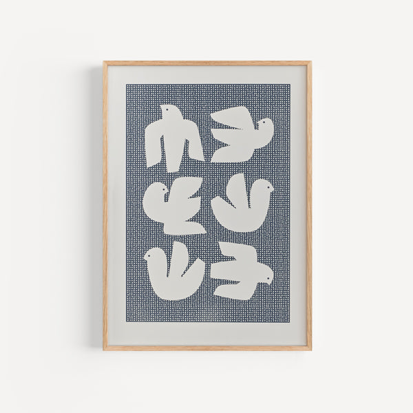 Flock of Birds A4 Print SALE