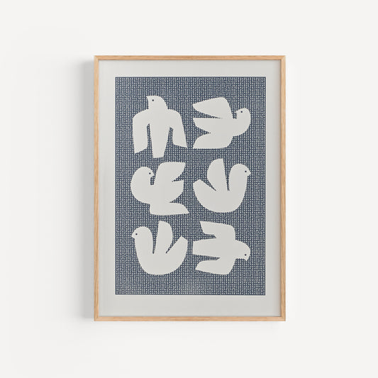 Flock of Birds A4 Print SALE