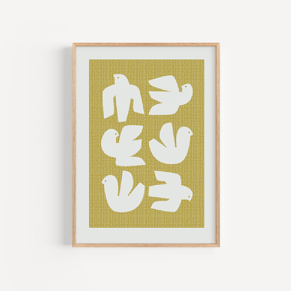 Flock of Birds A4 Print SALE