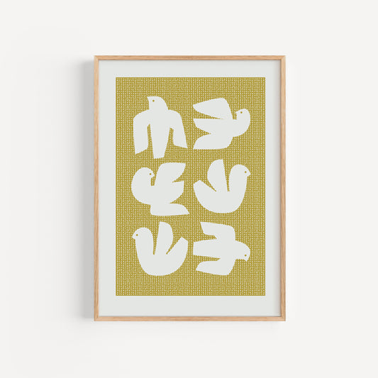 Flock of Birds A4 Print SALE