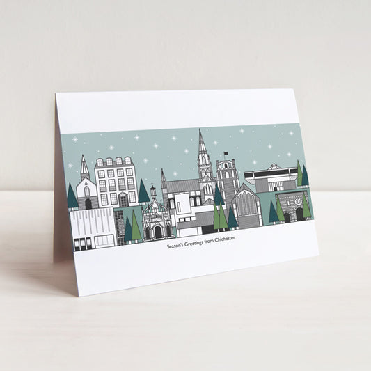 Chichester Cityscape Christmas Card SALE