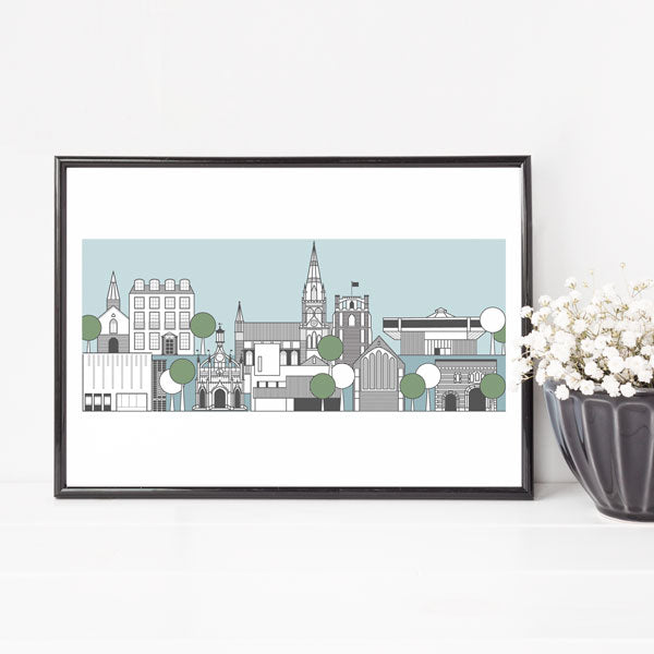 Chichester Cityscape A4