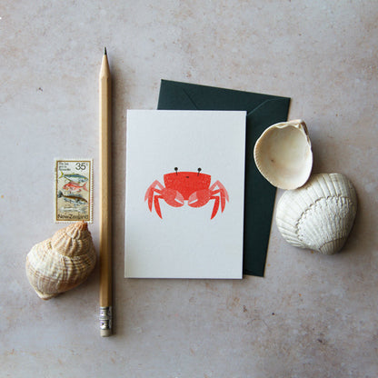 Crab Mini Card SECONDS