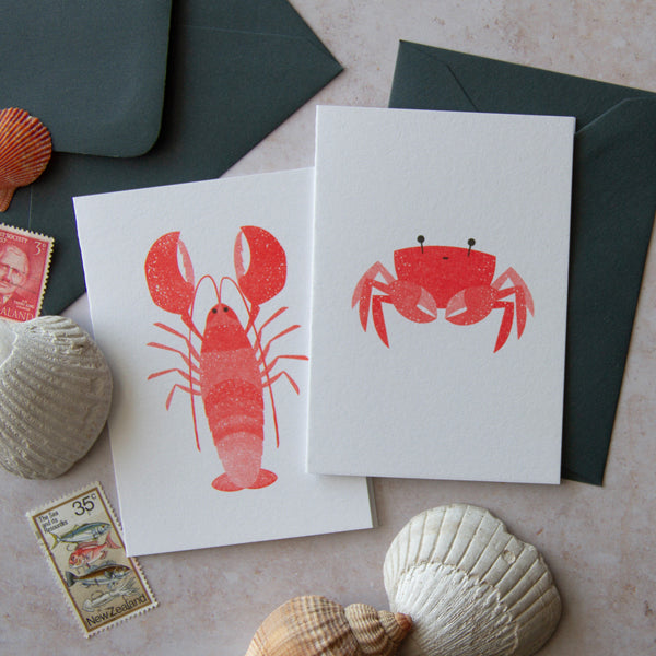 Crab Mini Card SECONDS