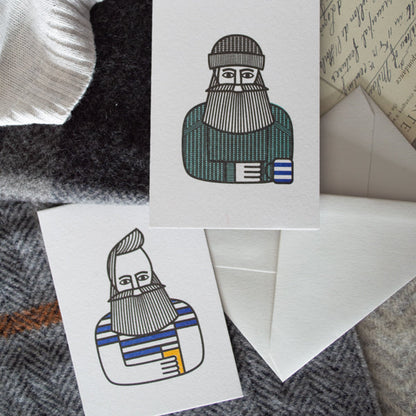 Fancy a Cuppa? Hipster Character Mini Card