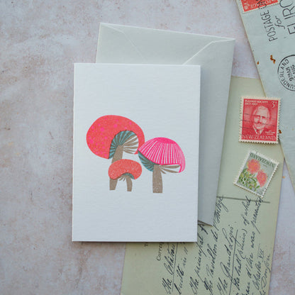 Mushroom Mini Card SECONDS