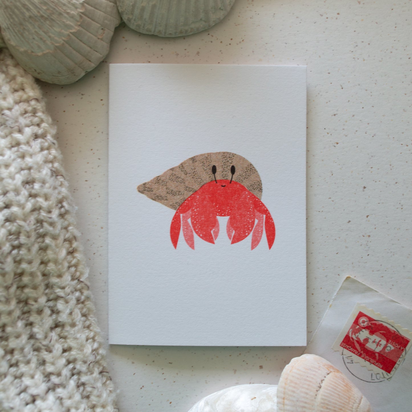 Hermit Crab Mini Card
