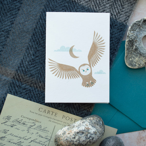 Midnight Owl Mini Card
