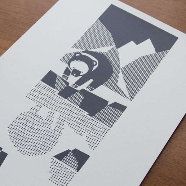Winter Bear A4 Print