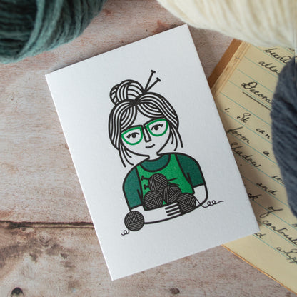 Fancy a Knit & Natter? Mini Card