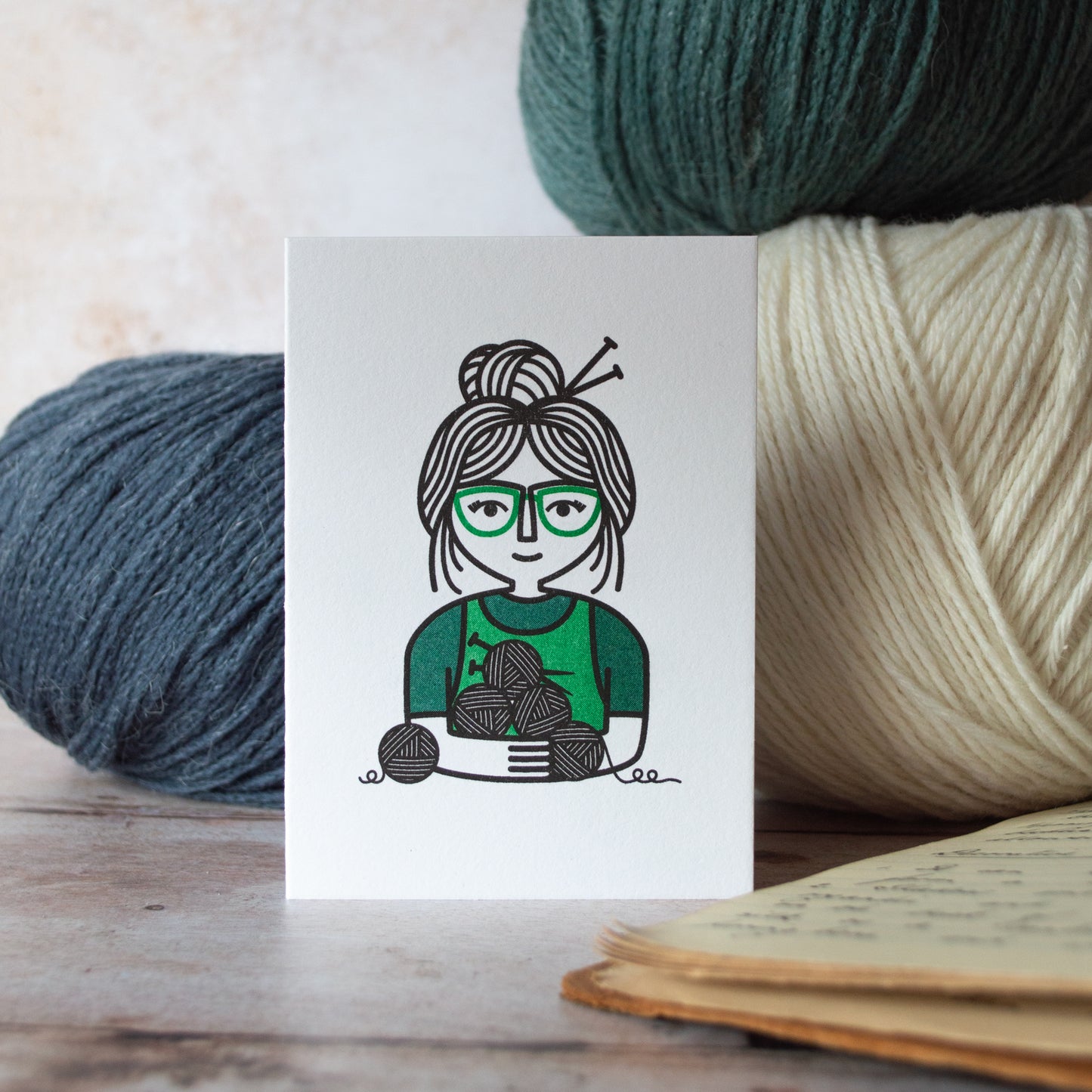 Fancy a Knit & Natter? Mini Card