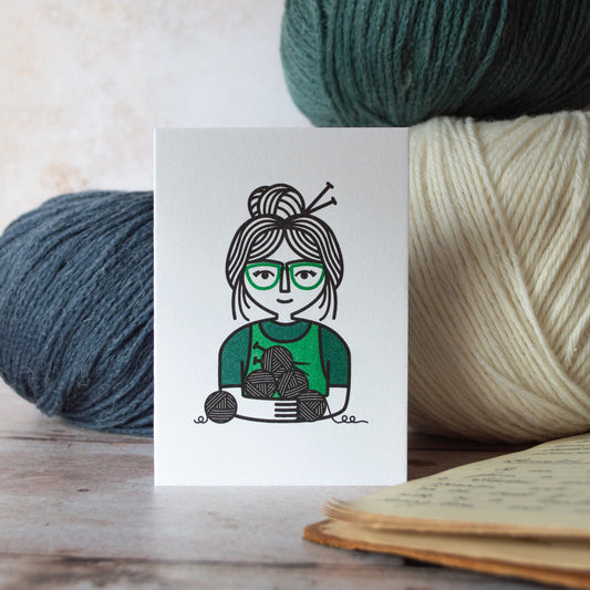 Fancy a Knit & Natter? Mini Card