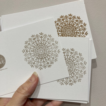 Snowflake Mini Card SECONDS