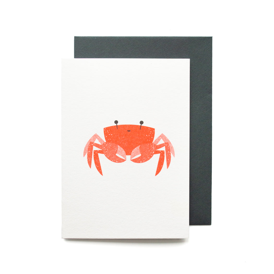 Crab Mini Card SECONDS