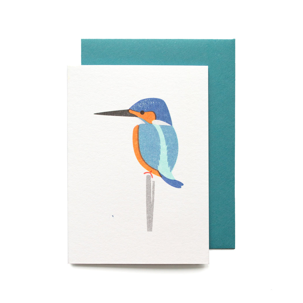 Kingfisher Mini Card SECONDS