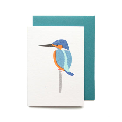 Kingfisher Mini Card SECONDS