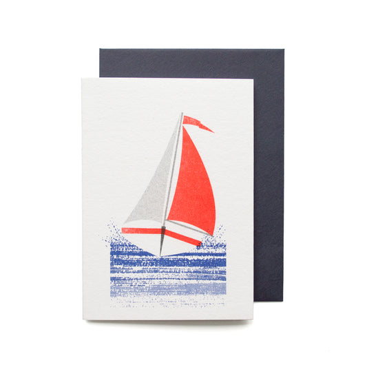 Sailing Boat Mini Card