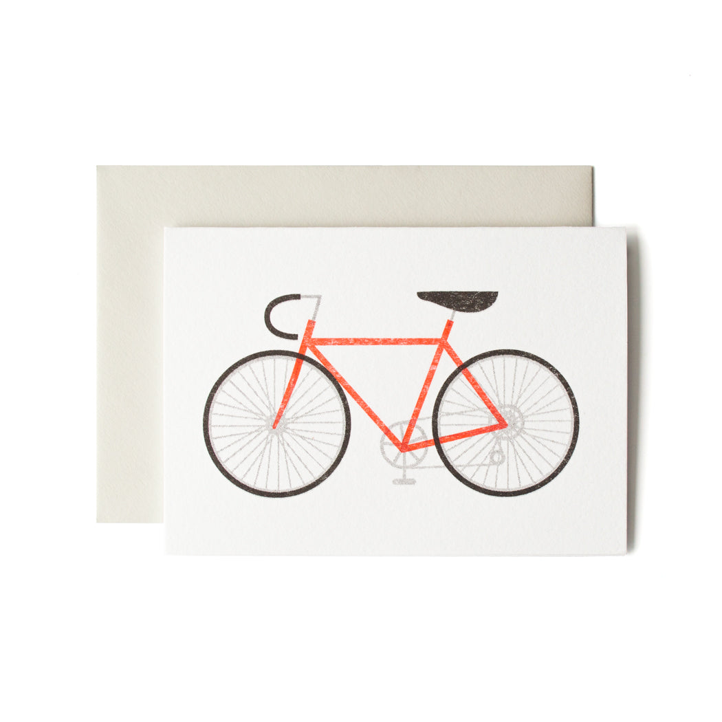 Red Bicycle Mini Card