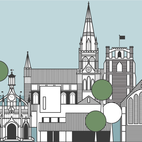 Chichester Cityscape A4